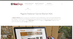 Desktop Screenshot of neoshops.de