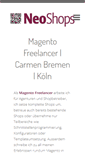 Mobile Screenshot of neoshops.de